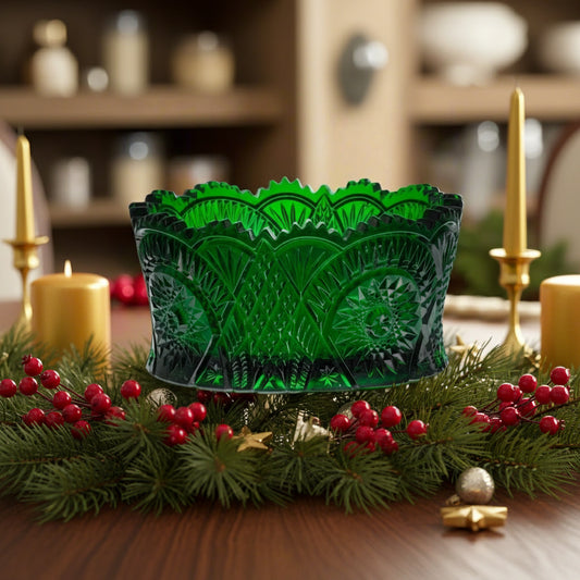 Star and Arched Diamond Classic Nappy Bowl