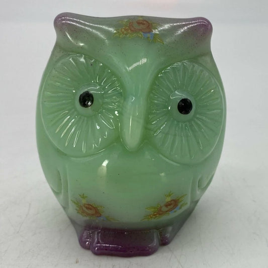 Solid Glass Fenton Owl