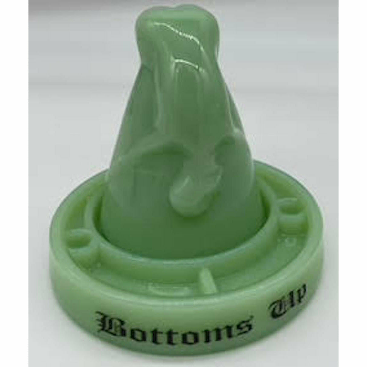 Bottoms Up Whiskey Glass w/Coaster