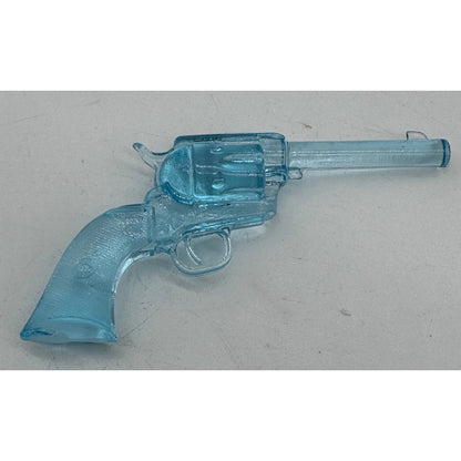 Solid Glass Revolver Pistol Gun Paperweight