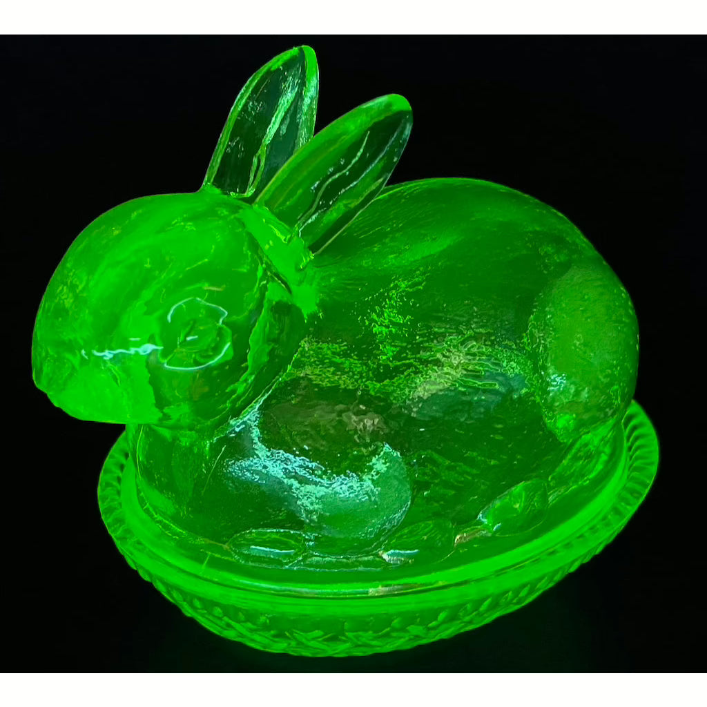 Bunny on Woven Base Covered Candy