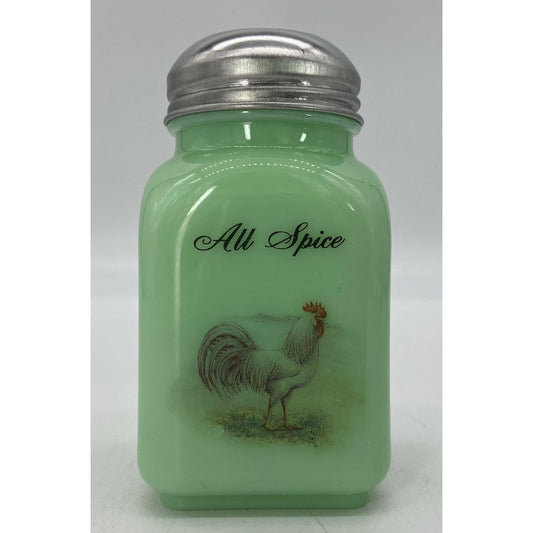 Square Stove Top Spice Jars - Jade