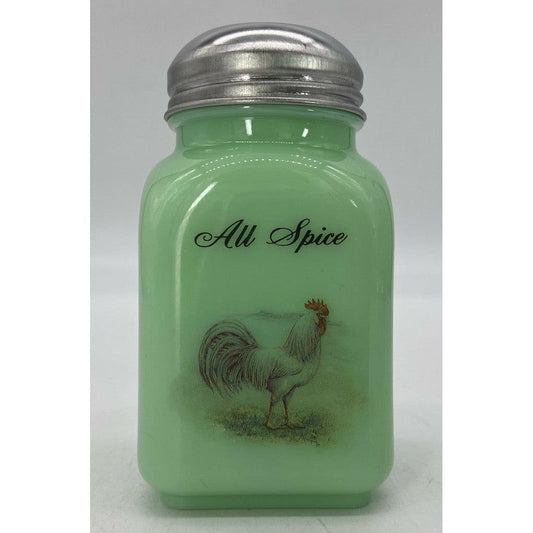 Square Stove Top Spice Jars - Jade