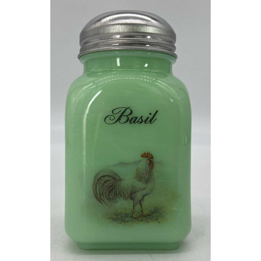 Square Stove Top Spice Jars - Jade