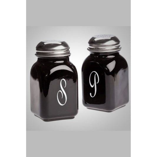 Stove Top Salt & Pepper Shakers Monogram