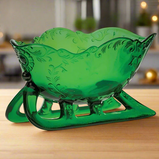 Large Christmas Centerpiece Sleigh