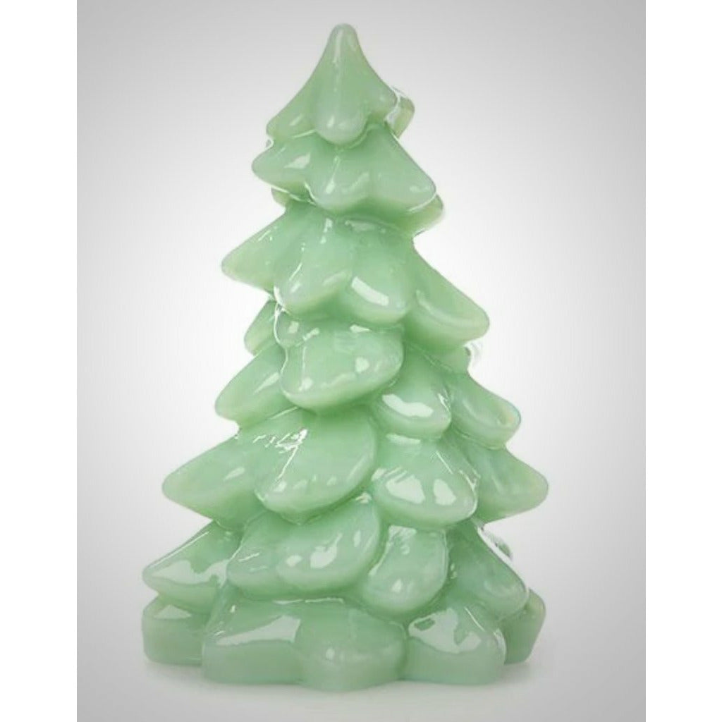 Ceramic Jade Green with Red Fraser Fir Christmas Tree — GrapeVine