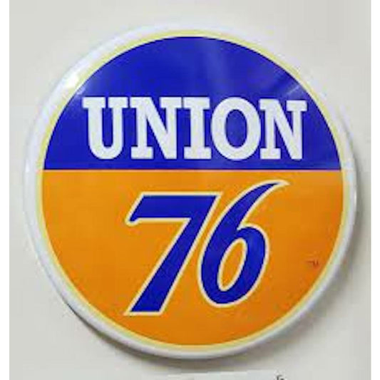 Union 76 Round Enamelware Sign