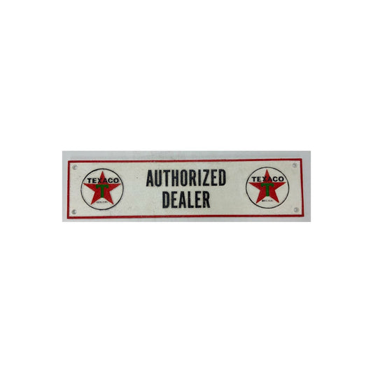 Cast Iron Sign "Texaco - Authorized Dealer"